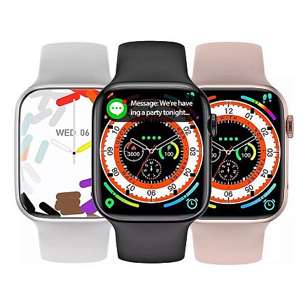 SMART WATCH W99 AMOLED SERIE 9 ARMZ. INTERNO 2 FUNÇÕES