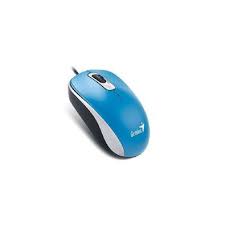 MOUSE COM FIO GENIUS DX-110 Azul (USB / 1000 DPI / 3 Botoes / Ambidestro / Cabo 1,5m)