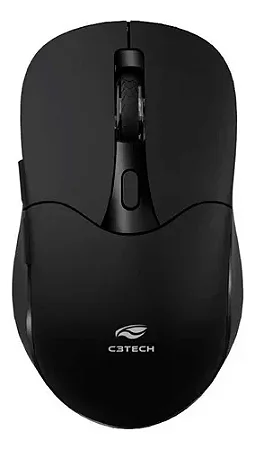 MOUSE SEM FIO RECARREGAVEL BT+RC/NANO M-BT60BK C3TECH