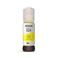 REFIL DE TINTA EPSON - T524 AMARELA ORIGINAL 524 70ML
