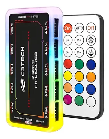 CONTROLADOR DE FAN FH-L100RGB C3TECH