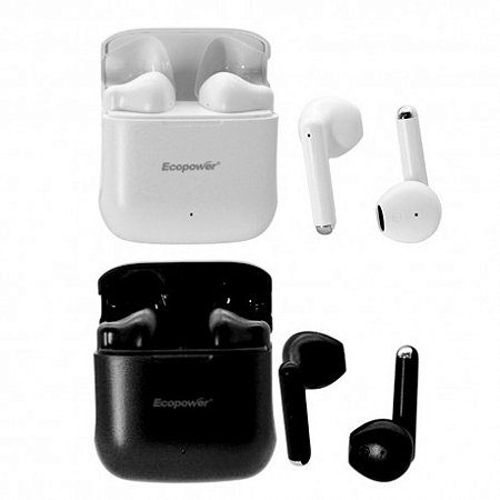 FONE DE OUVIDO ECOPOWER EP-H154 / BLUETOOTH BRANCO