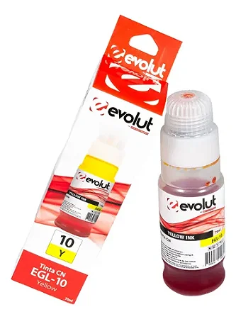 REFIL  TINTA CANON EGL-10 YELLOW 70ML EVOLUT