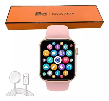 SMART WATCH  W59 MINI 2ª GERAÇÃO 41MM DOURADO