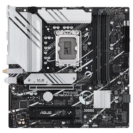 Placa Mãe Asus Prime B760M-A D4 Socket LGA 1700 Chipset Intel B760 DDR4 Micro ATX