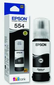 REFIL DE TINTA EPSON PRETO ORIGINAL T554120-AL T555