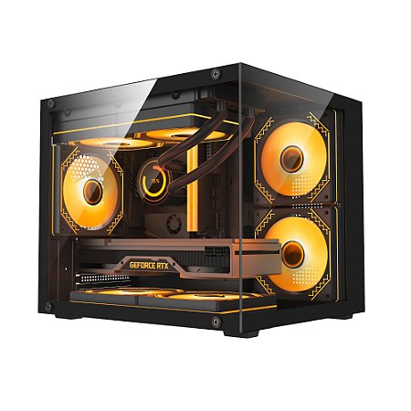 GABINETE GAMER DXGA325BK S/ LOGO DUEX