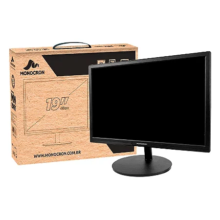 MONITOR OFFICE MN19R1 - 19" POLEGADAS - 60Hz/75Hz - MONOCRON