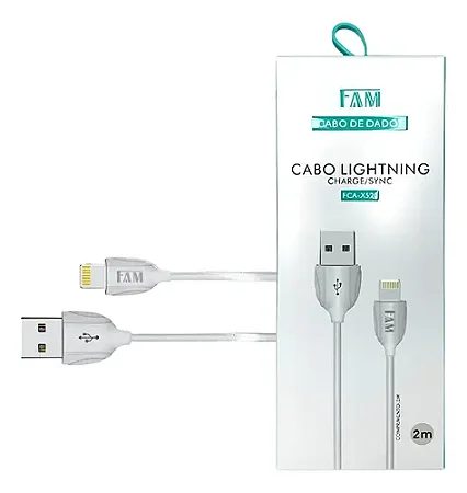 CABO IPHONE USB P/ LIGHTNING 2M FCA-X520 21023 FAM
