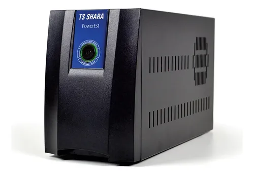 ESTABILIZADOR TS SHARA POWEREST 1500VA BIVOLT 6T 9009 PRETO BIVOLT