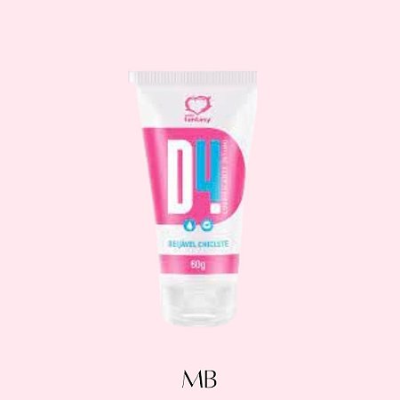 D4 LUBRIFICANTE SABOR CHICLETE 60G