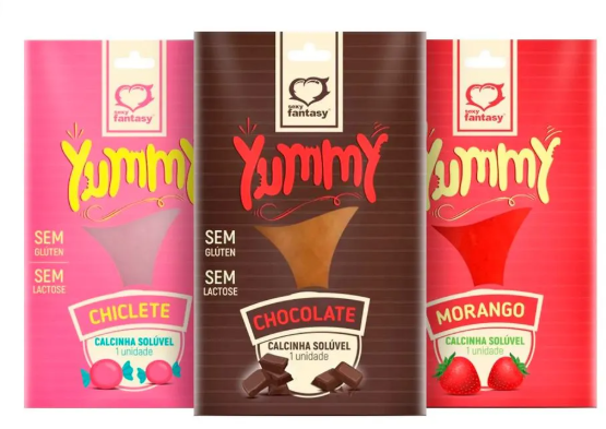 CALCINHA COMESTIVEL - MORANGO