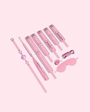 KIT SADO - ROSA COM PELUCIA