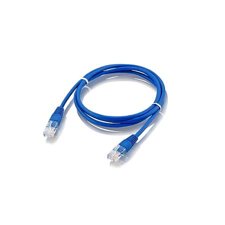 Cabo de Rede patch cord 1,5m CAT 6 azul