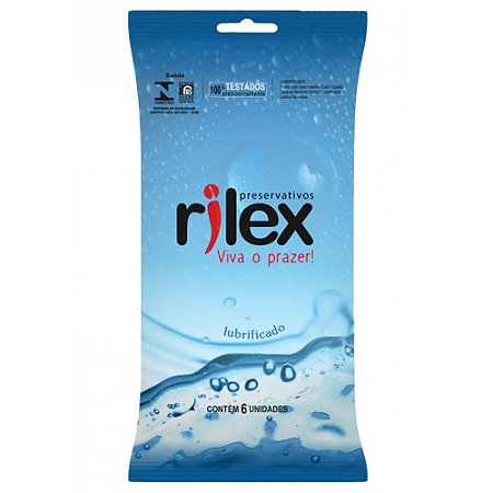 Preservativo Lubrificado 6 Unidades - Rilex