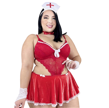 Fantasia Enfermeira - Plus Size - Dy Girl