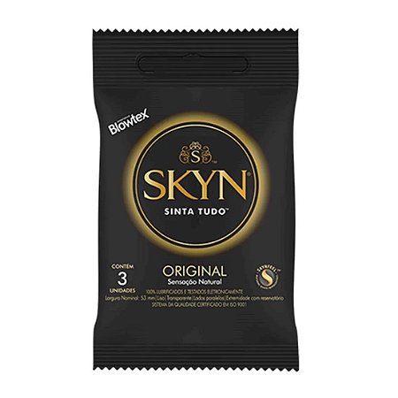 Preservativo Skyn Original 03 Unidades - Blowtex