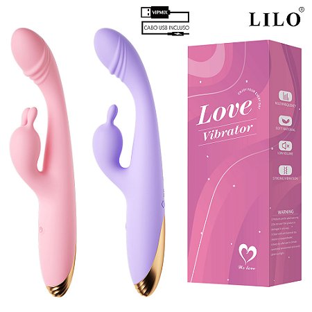 Vibrador para Ponto G Recarregável com 10 Modos de Vibração - Lilo - Importado
