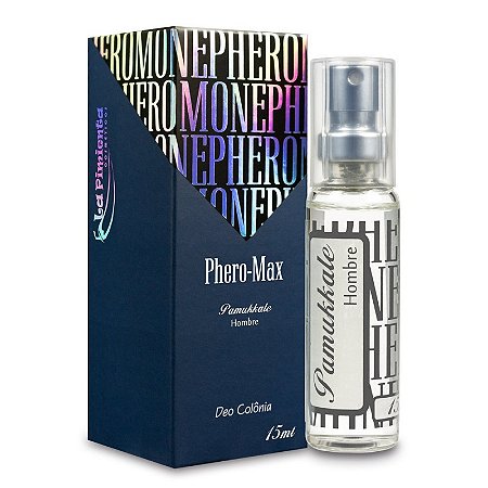 Perfume Phero Max Pamukkale Deo Colônia Masculina 15ml - La Pimienta