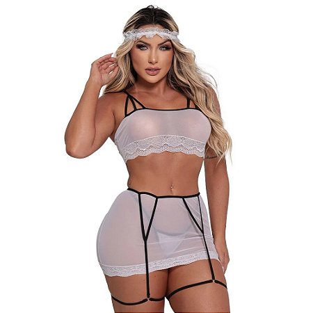 Fantasia Sensual Empregadinha - Tam. Único