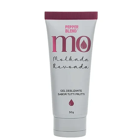 MO Molhada Revoada Gel Deslizante Sabor Tutti-Frutti 50g - Pepper Blend