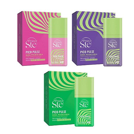 Pico Pulse Gel Sugador Unissex Suga Pulsa e Gela 16g - Intt