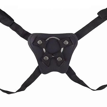 Cinta Strappy Fetiche 3 Argolas - Dominatrixxx