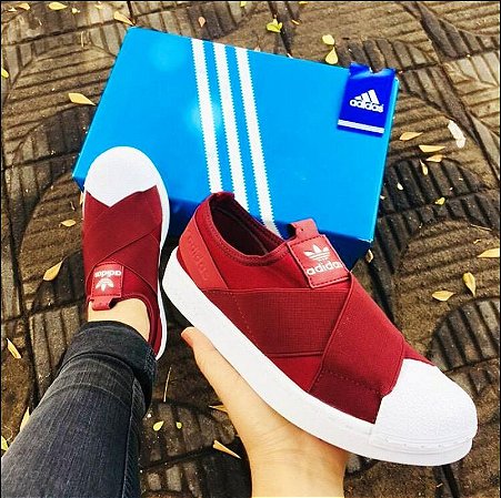 adidas superstar slip on look
