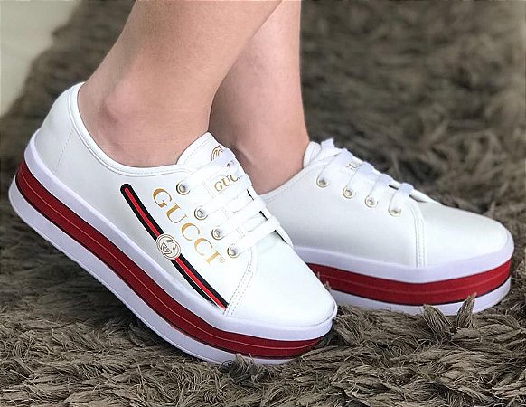 sapato gucci plataforma