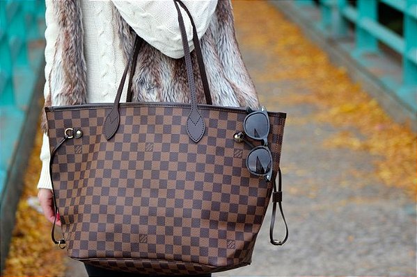 louis vuitton neverfull inspired bolsa