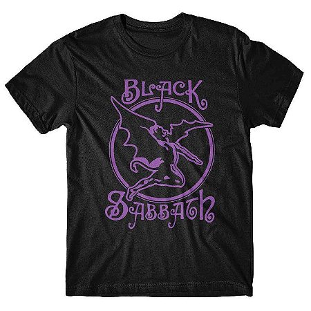 Camiseta Black Sabbath - Preta