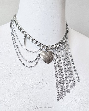 COLAR REBEL HEART - AC300