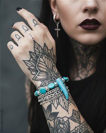 PULSEIRA TURQUESA CRISTAL - AC339