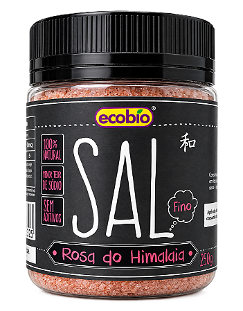 Ecobio Sal Rosa do Himalaia Fino Pote 250g