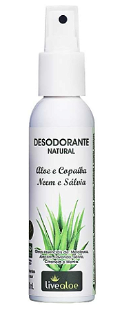 Livealoe Desodorante Natural Spray 120ml