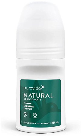 Puravida Desodorante Natural Roll-on Manuya Lemon 55ml