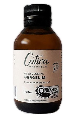 Cativa Natureza Óleo de Gergelim Orgânico 100ml