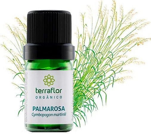 Terra Flor Óleo Essencial de Palmarosa Orgânico 5ml