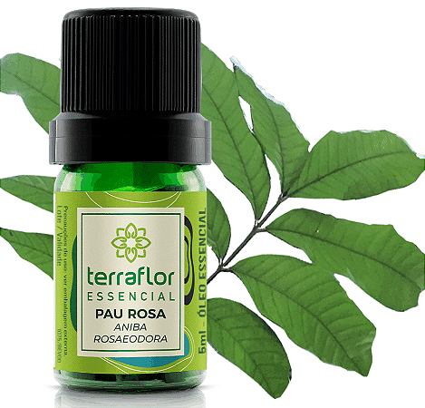 Terra Flor Óleo Essencial de Pau Rosa Orgânico 5ml