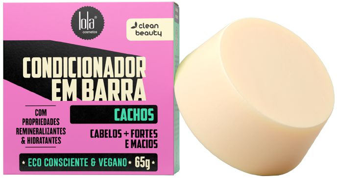 Lola Condicionador em Barra Cachos com Babaçu e Laranja Doce 65g