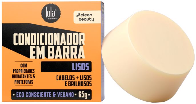 Lola Condicionador em Barra Lisos com Linhaça e Rícino 65g