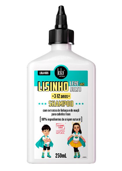 Lola Kids Lisinho, Leve e Solto Shampoo Infantil 250ml