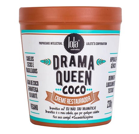 Lola Drama Queen Creme Capilar Restaurador com Coco 230g