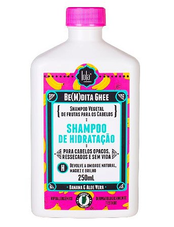 Lola Be(m)dita Ghee Shampoo de Hidratação Banana e Aloe Vera 250ml