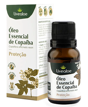 Livealoe Óleo Resina de Copaíba (Bálsamo) 15ml