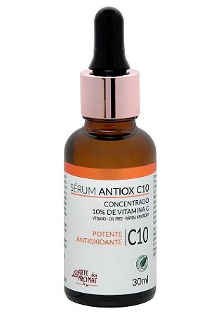 Arte dos Aromas Sérum Facial Antiox C10 Concentrado com Vitamina C 10% 30ml