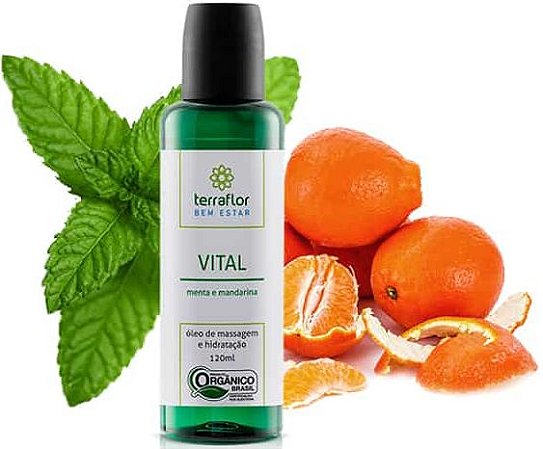 Terra Flor Óleo de Massagem e Hidratação Vital Orgânico 120ml