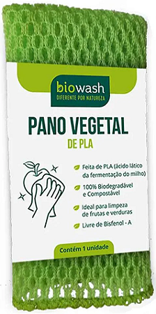 Biowash Pano Vegetal de PLA 1un