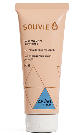 Souvie 45-60 Bálsamo Ultra Hidratante Orgânico com Rosa Mosqueta 60g
