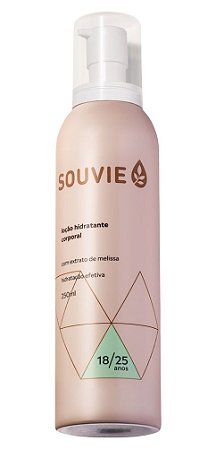 Souvie 18-25 Loção Hidratante Corporal Orgânica com Melissa 250ml